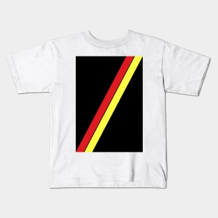 Retro Partick Thistle Black Red Yellow Sash 2000 Kids T-Shirt